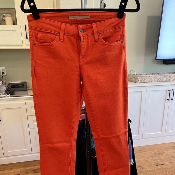 VINCE CROPPED SKINNY ANKLE JEANS 25 - Picture 1 of 3
